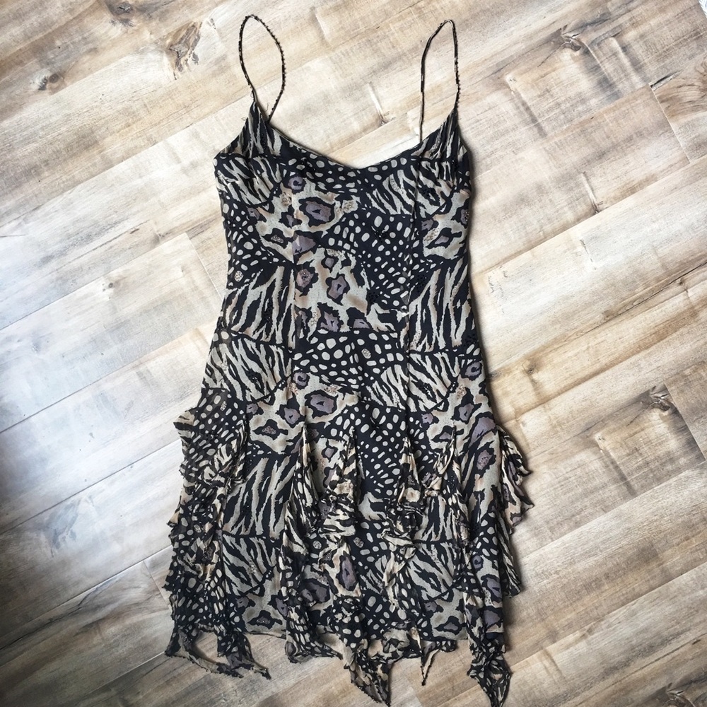 Cheetah White House Black Market Dress - size 2